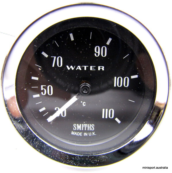 Mini 'smiths' mechanical water temp gauge -52mm